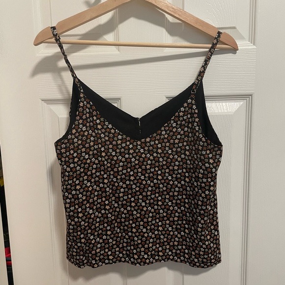 Madewell Floral Button Down Crop Tank - Sz 4 - Picture 3 of 3